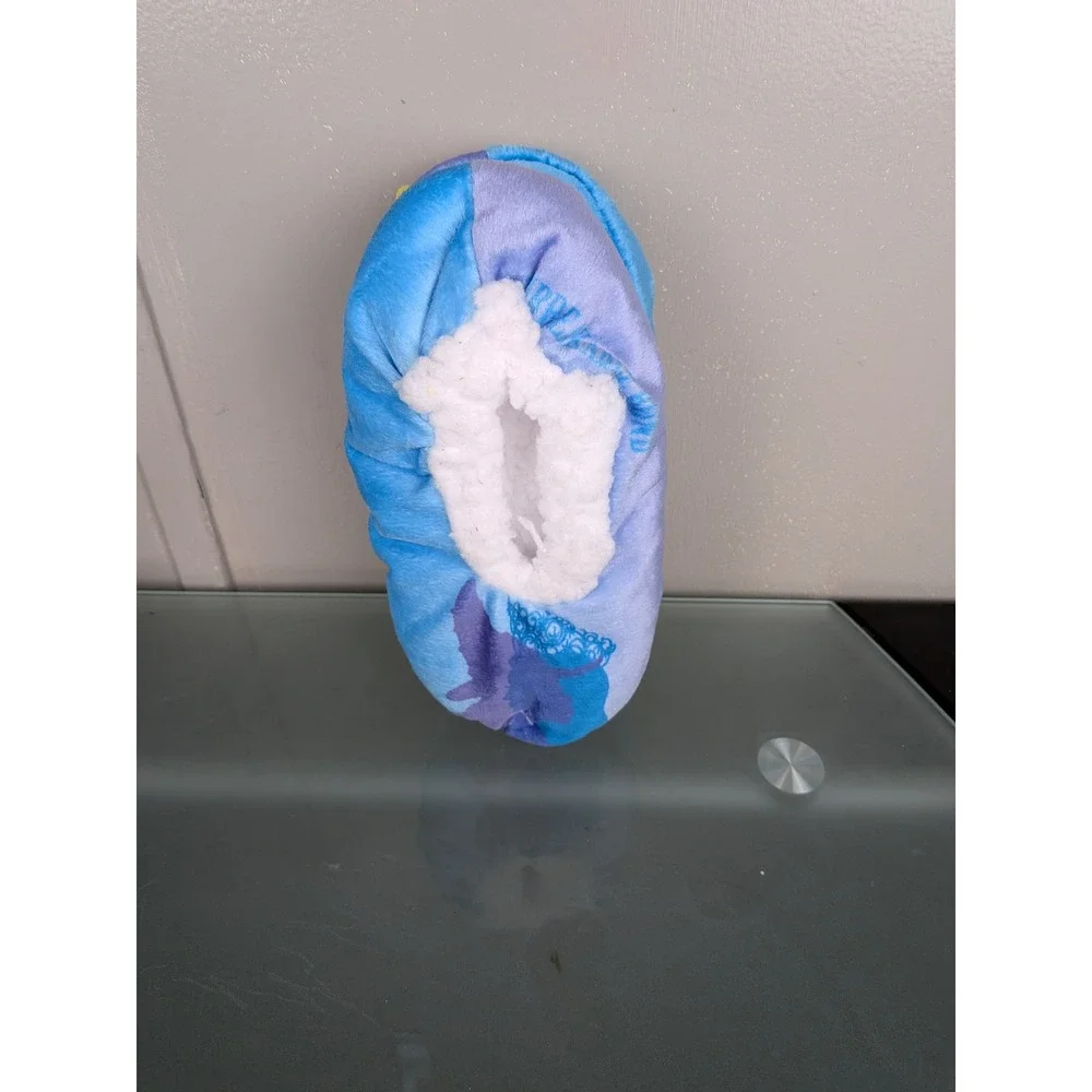 Wicked Movie Kids Slipper Socks Blue Purple Glinda Sisterly Bond S/M 8-13 NWT